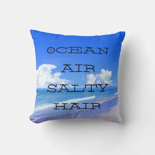 Ocean Air Salty Hair Cushion (Front)