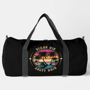 Ocean Air Salty Hair Sunset Duffle Bag
