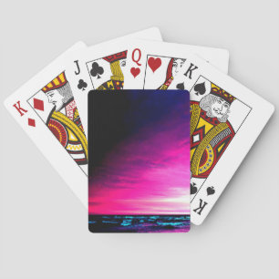 Ocean and Sunset Colorful and Peaceful Playing Cards