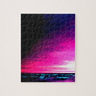 Ocean and Sunset Colourful and Peaceful Jigsaw Puzzle