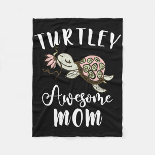 Ocean Animal Lover Mum Mothers Day Gift Idea Turtl Fleece Blanket