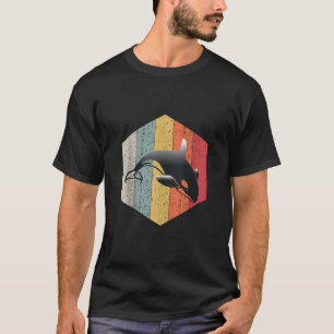 Ocean Animal Lover Orca Retro Style Killer Whale T T-Shirt
