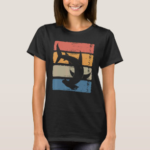 Ocean Animal Predator Animal Retro Hammerhead Sh T-Shirt