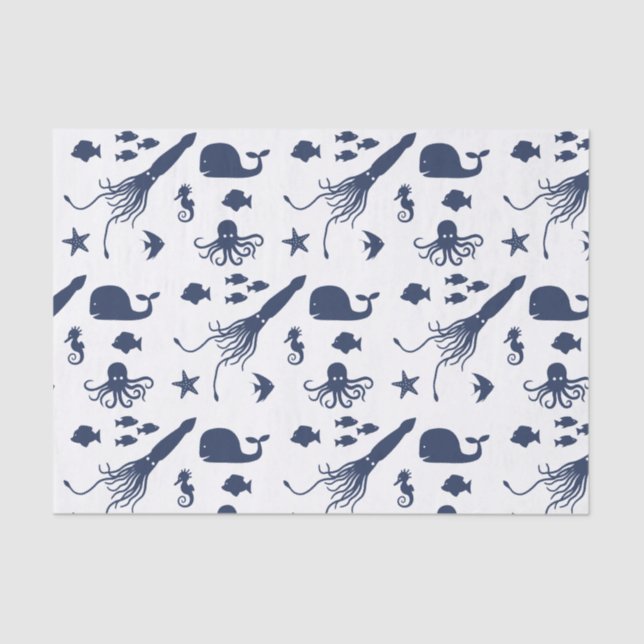 Ocean Animal Tissue Paper (Front)
