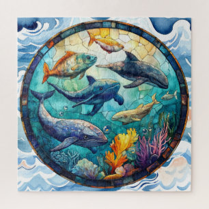 Ocean Animals Art Puzzle