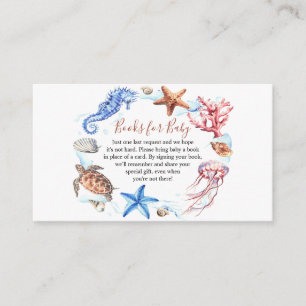 Ocean Animals Under the Sea Book Request Place Card