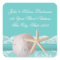Ocean Aqua Sand Dollar and Starfish