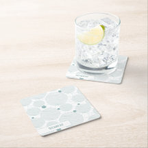 Ocean Aqua Waves Coasters