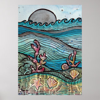 Ocean Art Poster