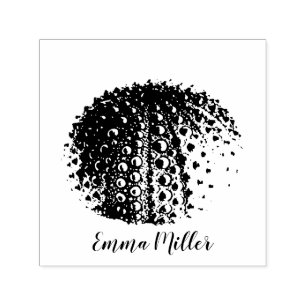 Ocean Art Sea Urchin Custom Signature  Self-inking Stamp