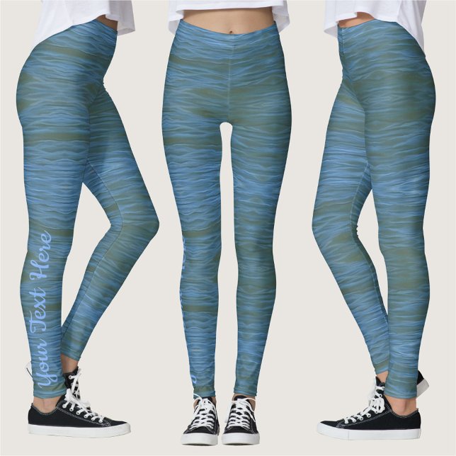 Ocean Bay Water Flow 0869 Leggings (Creator Uploaded)