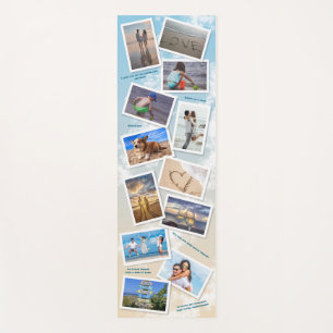 Ocean Beach 12 Photo Collage Yoga Mat