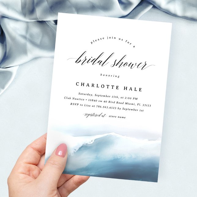 Ocean Beach Bridal Shower Invitation (Creator Uploaded)