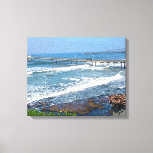 OCEAN BEACH, CALIFORNIA canvas (Front)