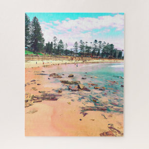 Ocean beach challenging puzzle