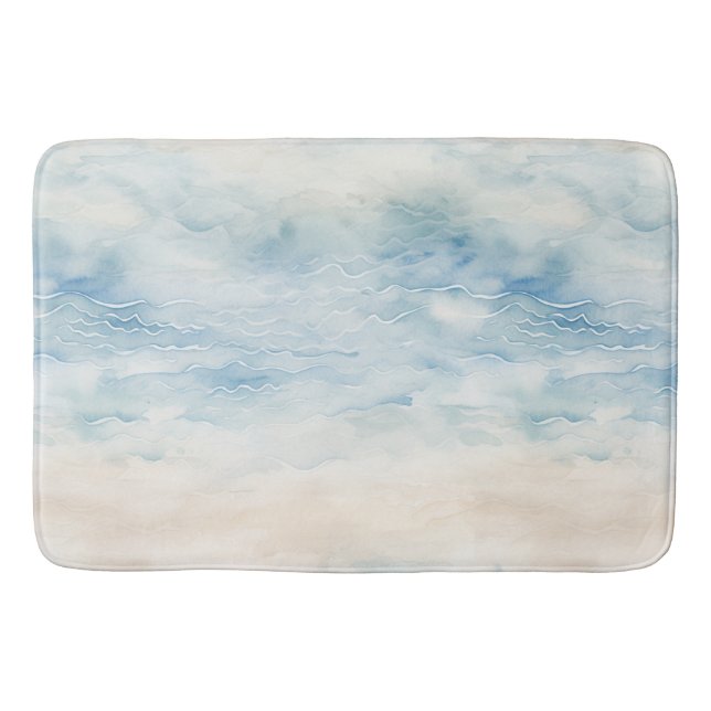 Ocean Beach Coastal   Bath Mat (Front)