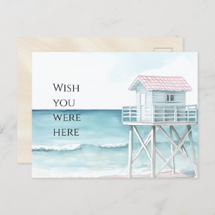 Ocean Beach Coastal Postcard