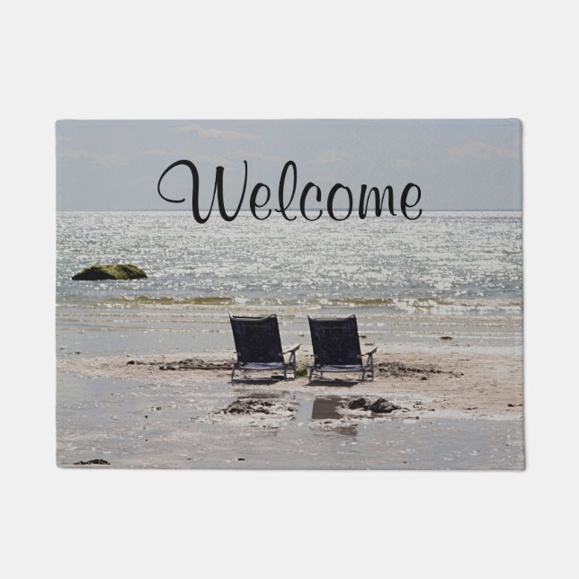 Ocean beach doormat (Front)