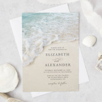 Ocean Beach Elegant Destination Wedding