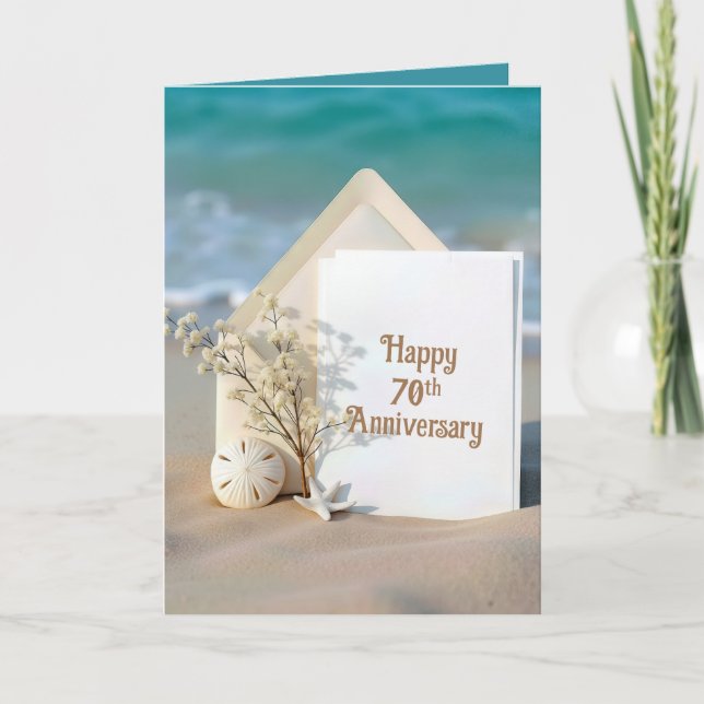 Ocean Beach for 70th Anniversary Card (Front)