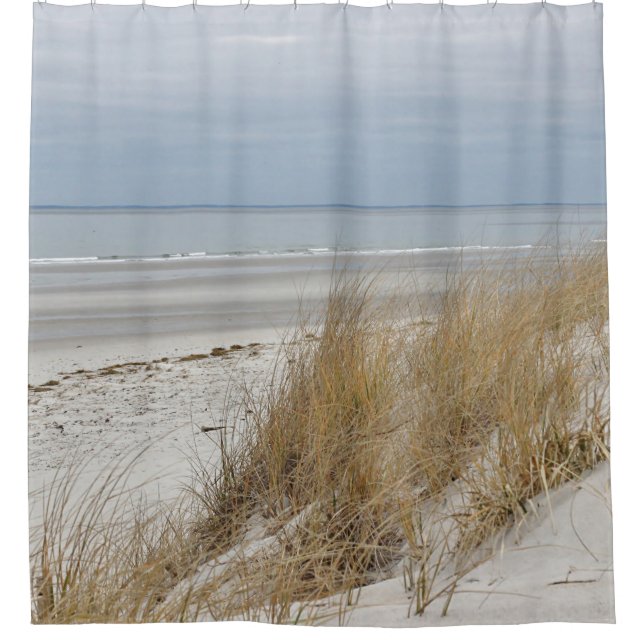Ocean Beach on Cape Cod Shower Curtain (Front)