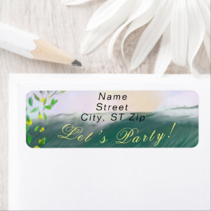 Ocean Beach Party Address Envelope