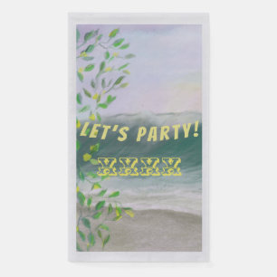 Ocean Beach Party Celebration Napkin