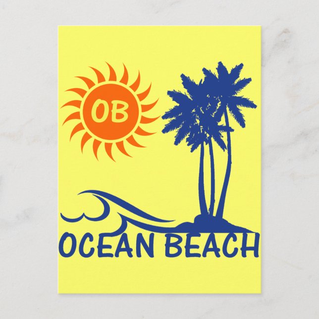 Ocean Beach Postcard (Front)