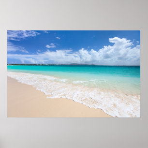 Ocean beach poster