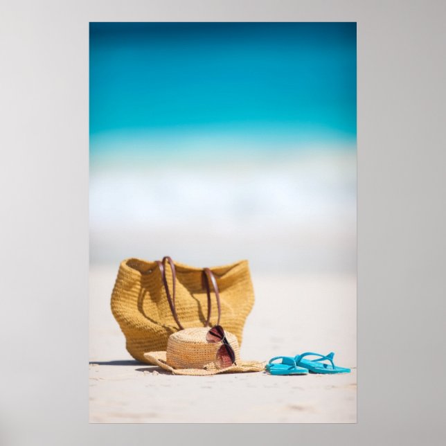 Ocean beach poster (Front)