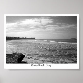 ocean beach poster