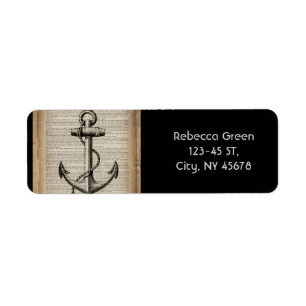 ocean beach  sailor vintage nautical anchor