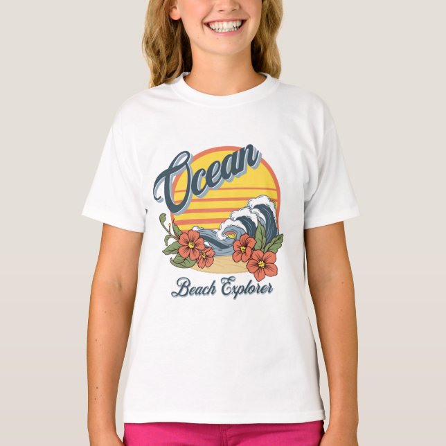 Ocean Beach San Diego California picnic kids Shirt (Front)