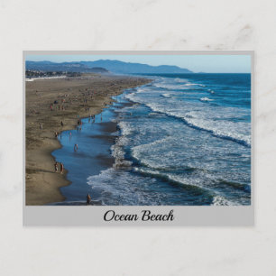 Ocean Beach San Francisco Ca. Postcard