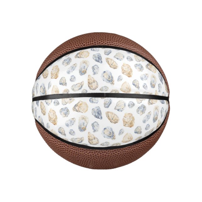 Ocean Beach Sea Shells Mini Basketball (Front)