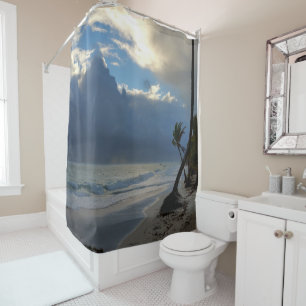 Ocean Beach Sea Sunset Photo 20 Shower Curtain