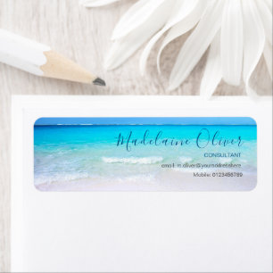 Ocean Beach Sea Travel Aqua Blue Stylish