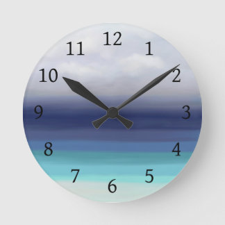 Ocean Beach sea view 277 Round Clock