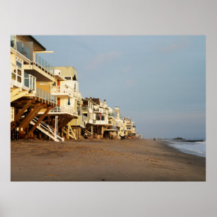 Ocean Beach View, Malibu, California, Poster