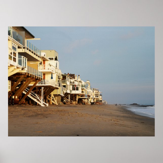 Ocean Beach View, Malibu, California, Poster (Front)