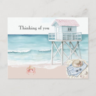 Ocean Beach View Thinking of You Postcard