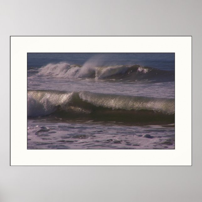 Ocean Beach Waves Print (Front)