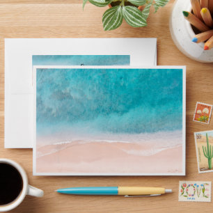 Ocean Beach Wedding Envelope