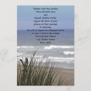 Ocean Beach Wedding Invitations