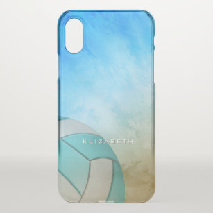 Ocean Beach Women's Volleyball personalised iPhone X Case