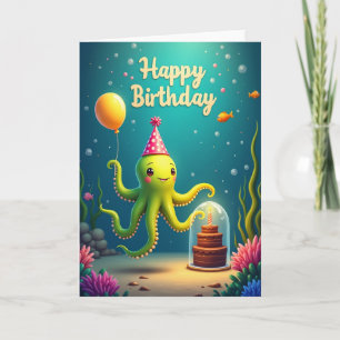 Ocean Birthday Friend Card