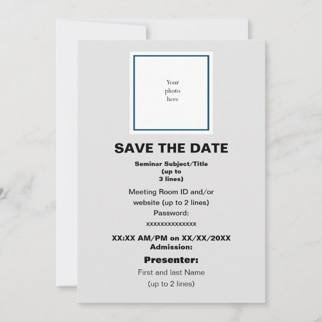 Ocean Bl. and Lt. Grey Virtual Seminar Save The Date (Front)