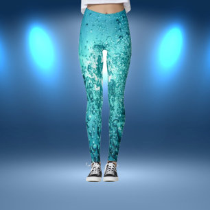 "Ocean Bliss Bubbles Leggings" Leggings