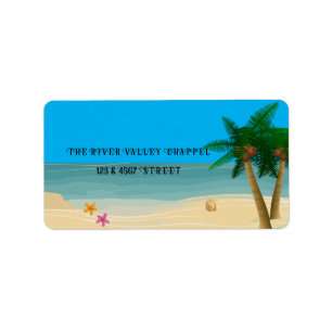Ocean bliss celebrations label