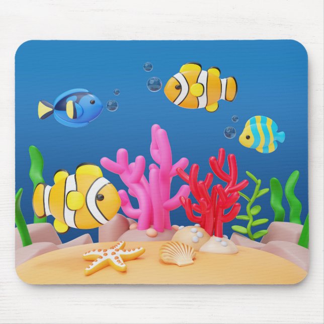Ocean Bliss Mouse Pad (Front)